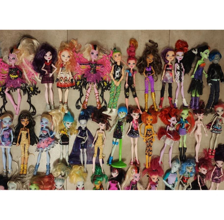 Massive Lot of 100+ Monster High Dolls & Accessories – All for One Price!