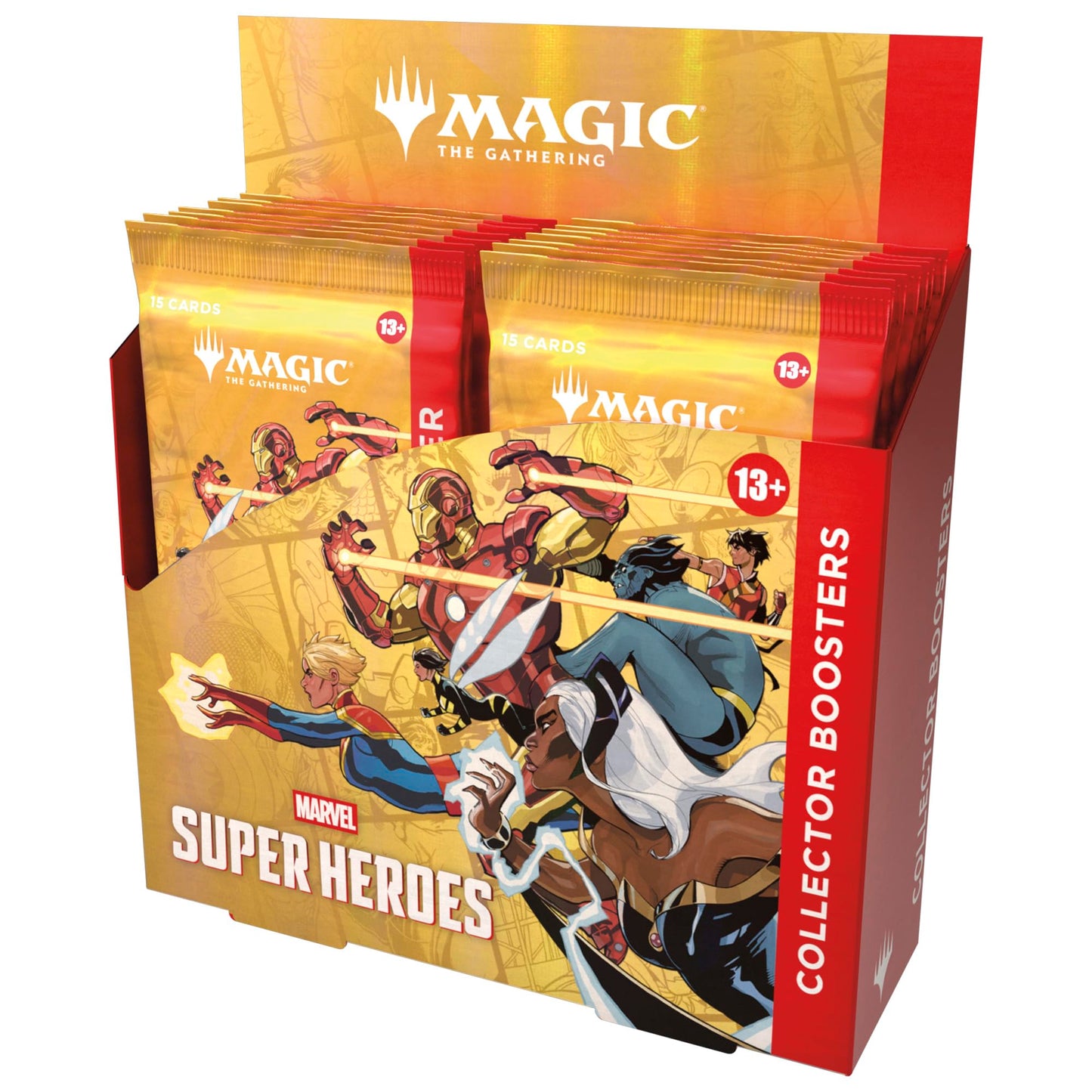 Magic: The Gathering | Marvel Super Heroes Collector Booster Box | 12 Packs | Collectible Trading Card Game